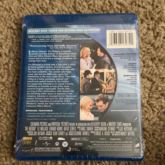 The Holiday Blu-ray Disc with Blue Cover - Picture 3 of 3